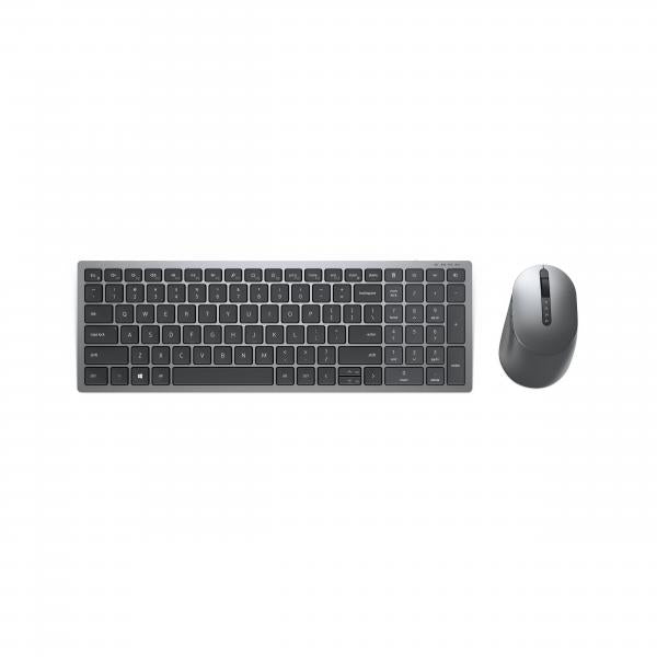 DELL Tastiera compatta e mouse Pro Plus - KM7120W - Inglese [Regno Unito] [QWERTY] (DELL WLESS KB/MSE-KM7120W UK) - Versione UKDellKM7120W-GY-UK