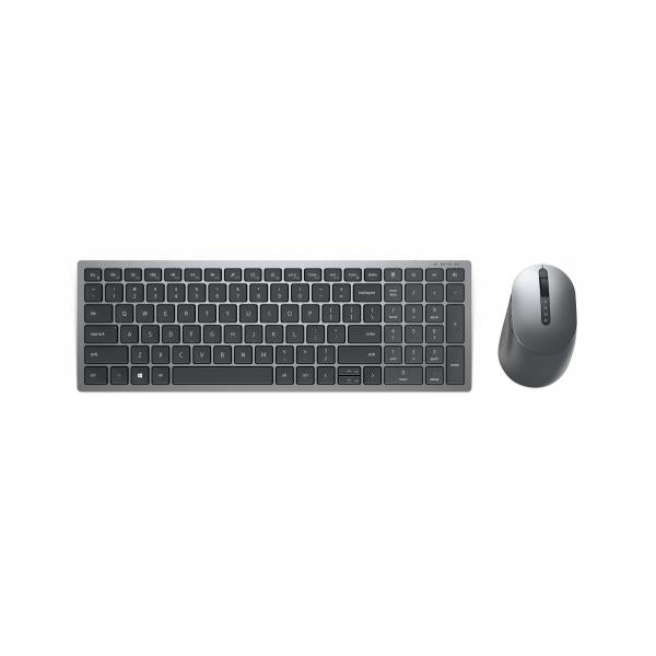 DELL Tastiera compatta e mouse Pro Plus - KM7120W - italiano [QWERTY] (Dell Pro Plus Compact Keyboard and Mouse - KM7120W - Set mouse e tastiera - senza fili - 2.4 GHz, Bluetooth 5.0 - italiana - Titan Gray - con 3 years NBD Advance Exchange - per In...