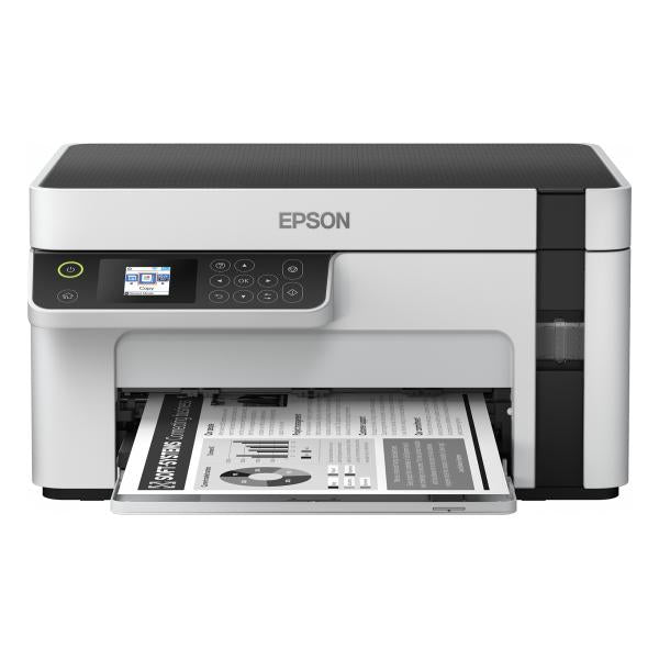 Epson EcoTank ET-M2120 Ad inchiostro A4 1440 x 720 DPI 32 ppm Wi-Fi (Epson EcoTank ET-M2120 ET M2120 ETM2120 2120 - Multifunction printer - B/W - ink-jet - A4/Legal [media] - up to 15 ppm [printing] - 150 sheets - USB, Wi-Fi - white)EpsonC11CJ18401BY