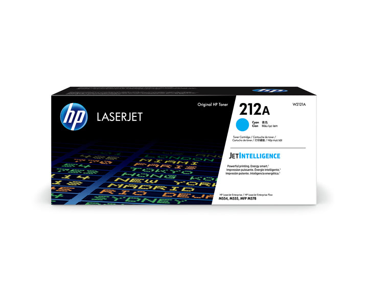 HP Cartuccia toner ciano originale LaserJet 212A (Toner HP 212A / W2121A Cyan)HpW2121A