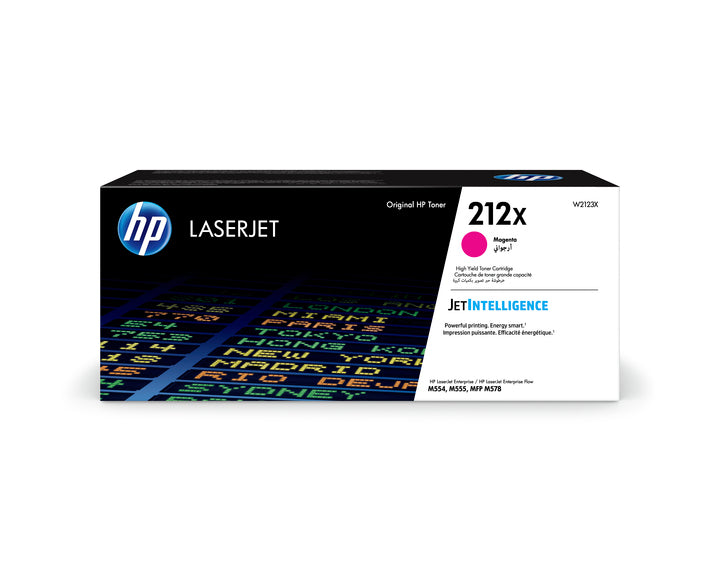 HP Cartuccia toner magenta originale LaserJet 212X ad alta capacità (OEM HP W2123X [212X] Toner Magenta 10K)HpW2123X