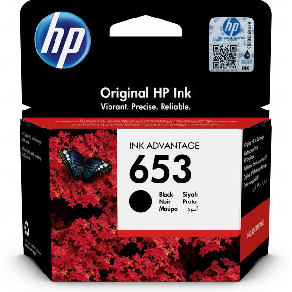 HP Cartuccia inchiostro nero originale Advantage 653 (HP 653 - sort - original - Ink Advanta)Hp3YM75AE