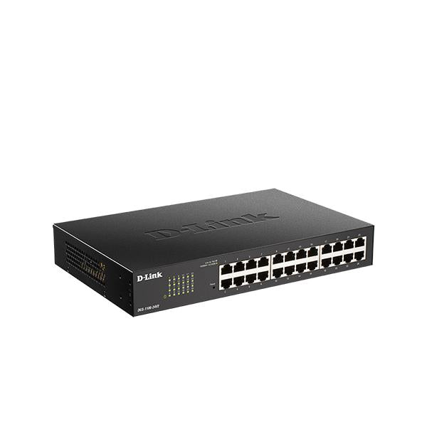 D-Link DGS-1100-24V2 switch di rete Gestito L2 Gigabit Ethernet [10/100/1000] 1U Nero (D-Link DGS 1100-24V2 - switch - 24 por)D-linkDGS-1100-24V2
