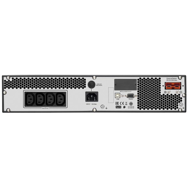 APC SRV1KRILRK gruppo di continuità [UPS] Doppia conversione [online] 1 kVA 800 W 4 presa[e] AC (APC EASY UPS ONLINE SRV RM EXT - RUNTIME 1000VA 230V W/RAIL KIT)ApcSRV1KRILRK