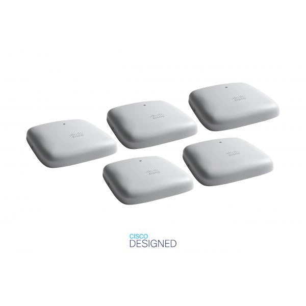 Cisco CBW240AC 1733 Mbit/s Grigio Supporto Power over Ethernet [PoE] (Cisco Business 240AC - Radio access point - Wi-Fi 5 - 2.4 GHz, 5 GHz [pack of 5])Cisco08897282796425-CBW240AC-E