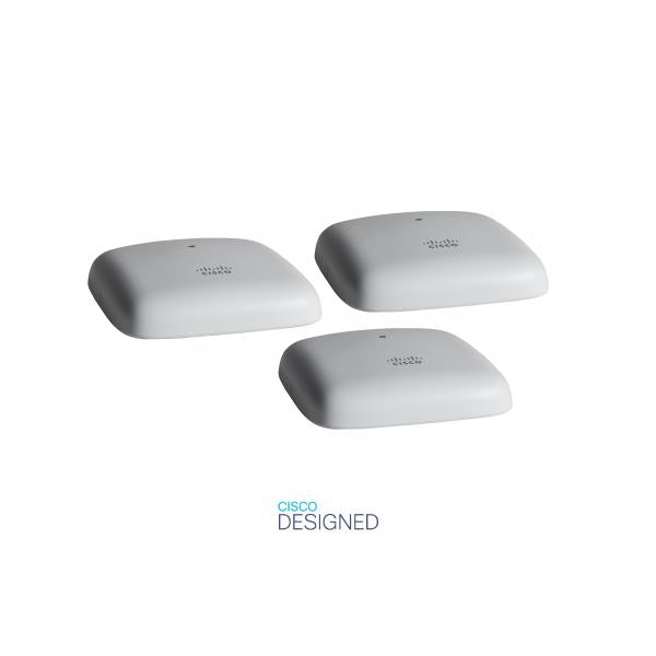 Cisco CBW140AC 867 Mbit/s Bianco Supporto Power over Ethernet [PoE] (Cisco Business 140AC - Wireless access point - Wi-Fi 5 - 2.4 GHz, 5 GHz [pacchetto di 3])Cisco08897282795673-CBW140AC-E
