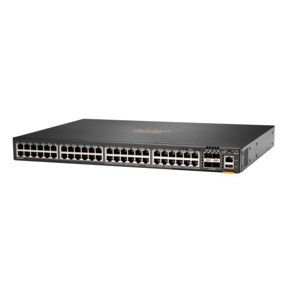HPE Aruba Networking Aruba 6200F 48G 4SFP+ Gestito L3 Gigabit Ethernet [10/100/1000] 1U Nero (HPE SWITCH ARUBA 6200F 48-PORT MANAGED,L3 4x1G/10G SFP+)HpeJL726A#ABB