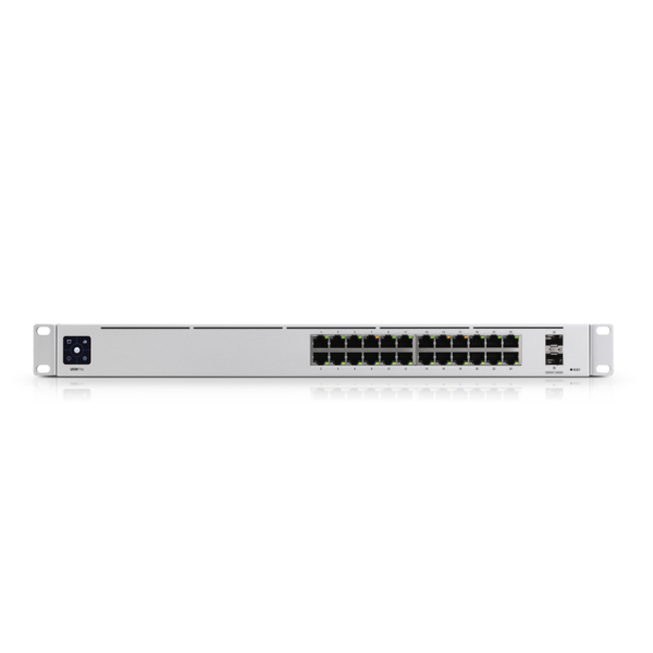 Ubiquiti UniFi USW-PRO-24 switch di rete Gestito L2/L3 Gigabit Ethernet [10/100/1000] Argento (UniFi Switch PRO 24 - UniFi USW-PRO-24, Managed, - L2/L3, Gigabit Ethernet [10/100/1000], Rack mounting - Warranty: 24M)UbiquitiUSW-PRO-24