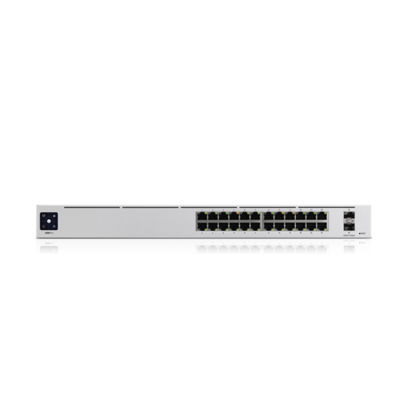 Ubiquiti UniFi USW-PRO-24 switch di rete Gestito L2/L3 Gigabit Ethernet [10/100/1000] Argento (UniFi Switch PRO 24 - UniFi USW-PRO-24, Managed, - L2/L3, Gigabit Ethernet [10/100/1000], Rack mounting - Warranty: 24M)UbiquitiUSW-PRO-24