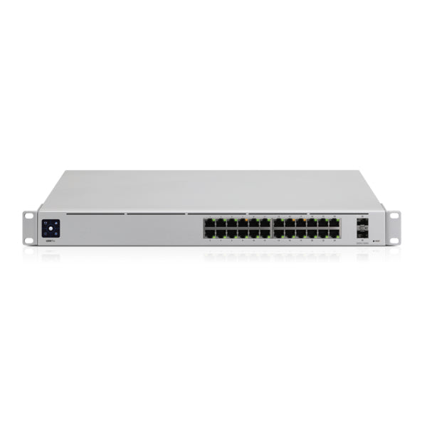 Ubiquiti UniFi USW-PRO-24 switch di rete Gestito L2/L3 Gigabit Ethernet [10/100/1000] Argento (UniFi Switch PRO 24 - UniFi USW-PRO-24, Managed, - L2/L3, Gigabit Ethernet [10/100/1000], Rack mounting - Warranty: 24M)UbiquitiUSW-PRO-24