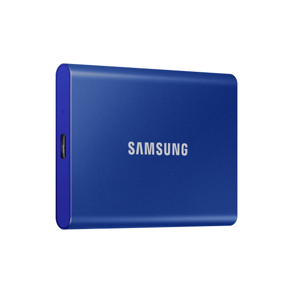 Samsung Portable SSD T7 2 TB USB tipo-C 3.2 Gen 2 [3.1 Gen 2] Blu (SSD PORTABLE T7 2TB,2TB SSD, USB 3.2 Gen.2 [10Gbps], 1050 MB/sec/1000 MB/sec, 85 x 57 x 8.0mm)SamsungMU-PC2T0H/WW