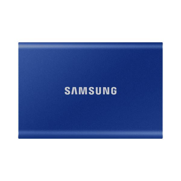 Samsung Portable SSD T7 2 TB USB tipo-C 3.2 Gen 2 [3.1 Gen 2] Blu (SSD PORTABLE T7 2TB,2TB SSD, USB 3.2 Gen.2 [10Gbps], 1050 MB/sec/1000 MB/sec, 85 x 57 x 8.0mm)SamsungMU-PC2T0H/WW