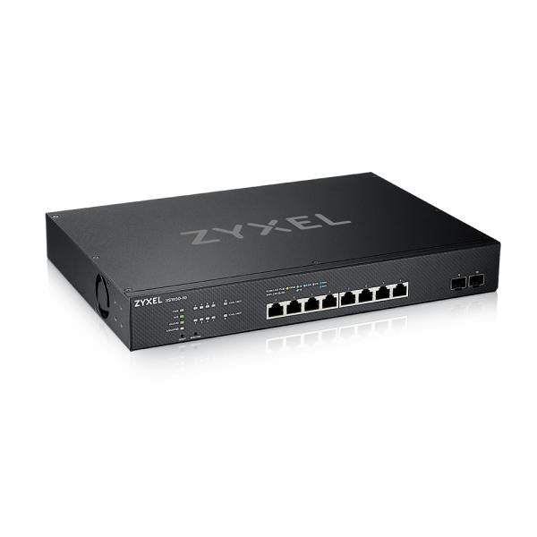 Zyxel XS1930-10-ZZ0101F switch di rete Gestito L3 10G Ethernet [100/1000/10000] Nero (XS1930-10 8-port Multi-Gigabit Smart Managed Switch with 2 SFP+ Uplink)ZyxelXS1930-10-ZZ0101F