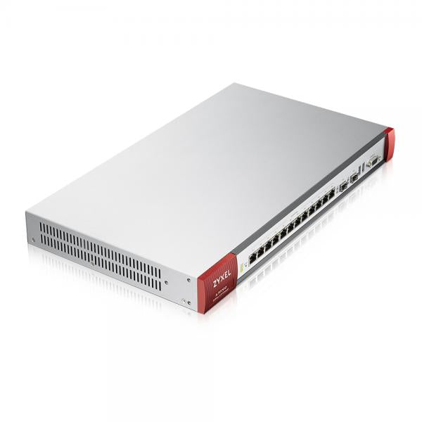 Zyxel ATP700 firewall [hardware] 1U 6 Gbit/s (Zyxel ZyWALL ATP700 - Apparecchiatura di sicurezza - con 1 anno pacchetto Gold Security Pack - 12 porte - 1GbE - H.323, SIP - 1U - gestito da cloud - montabile in rack)Zyxel4718937610525ATP700-EU0102F