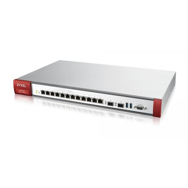 Zyxel ATP700 firewall [hardware] 1U 6 Gbit/s (Zyxel ZyWALL ATP700 - Apparecchiatura di sicurezza - con 1 anno pacchetto Gold Security Pack - 12 porte - 1GbE - H.323, SIP - 1U - gestito da cloud - montabile in rack)Zyxel4718937610525ATP700-EU0102F