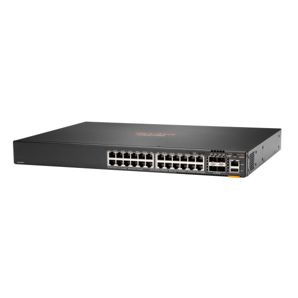 HPE Aruba Networking Aruba 6200F 24G 4SFP+ Gestito L3 Gigabit Ethernet [10/100/1000] 1U Nero (Aruba 6200F 24G 4SFP+ Managed - L3 Gigabit Ethernet - [10/100/1000] Black 1U Aruba 6200F 24G 4SFP+, Managed, L3, Gigabit Ethernet - Warranty: 12M)HpeJL724A