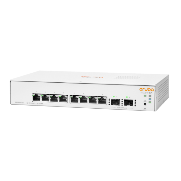 HPE Aruba Networking Aruba Instant On 1930 Gestito L2+ Gigabit Ethernet [10/100/1000] 1U Bianco (HPE Aruba Switch 1930 8G 8xGBit/2xSFP JL680A Aruba Instant On)HpJL680A