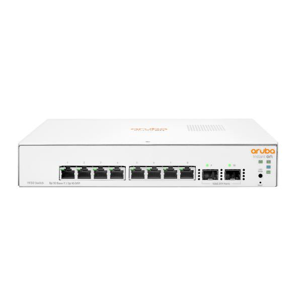 HPE Aruba Networking Aruba Instant On 1930 Gestito L2+ Gigabit Ethernet [10/100/1000] 1U Bianco (HPE Aruba Switch 1930 8G 8xGBit/2xSFP JL680A Aruba Instant On)HpJL680A