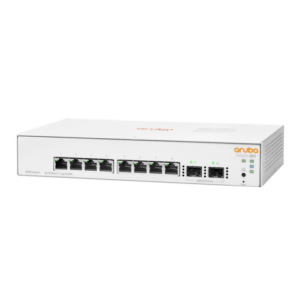 HPE Aruba Networking Aruba Instant On 1930 Gestito L2+ Gigabit Ethernet [10/100/1000] 1U Bianco (HPE Aruba Switch 1930 8G 8xGBit/2xSFP JL680A Aruba Instant On)HpeJL680A