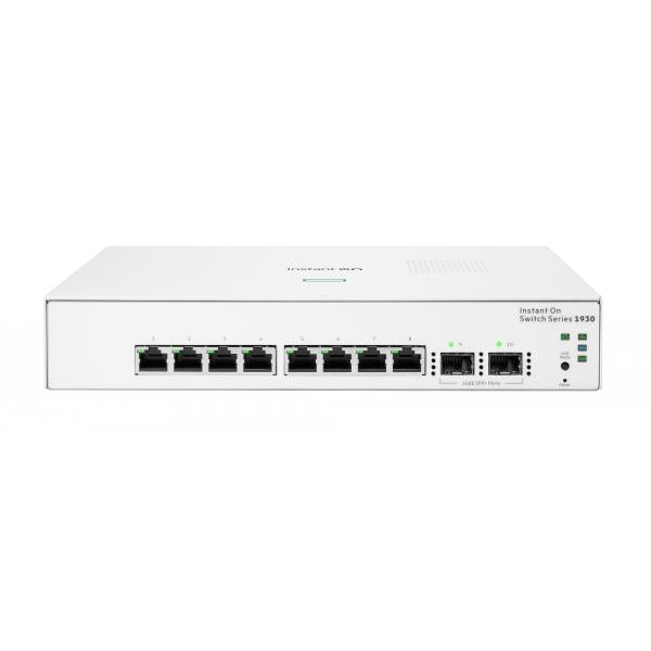 HPE Aruba Networking JL680A switch di rete Gestito Gigabit Ethernet [10/100/1000] 1U Bianco (HPE Aruba Switch 1930 8G 8xGBit/2xSFP JL680A Aruba Instant On)HpeJL680A