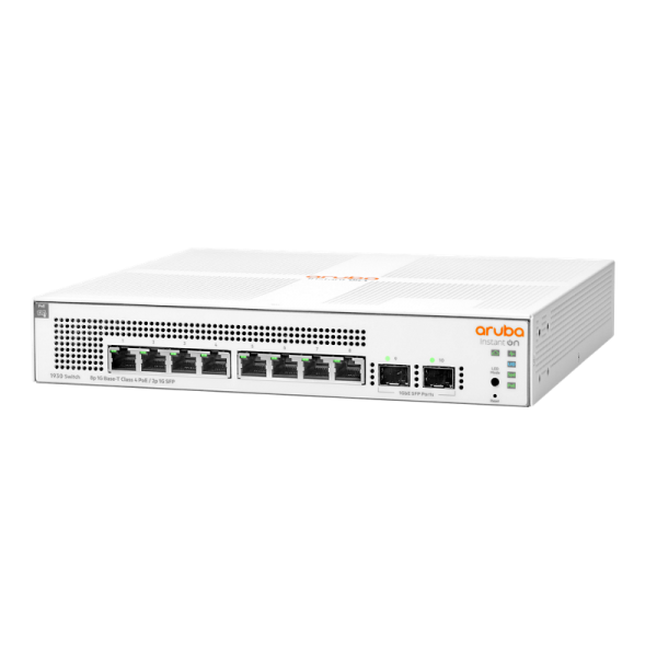 HPE Aruba Networking JL681A switch di rete Gestito Gigabit Ethernet [10/100/1000] 1U Bianco (HPE Aruba Switch 1930 8G 8xGBit/2xSFP PoE 124W JL681A Aruba Instant On)HpeJL681A