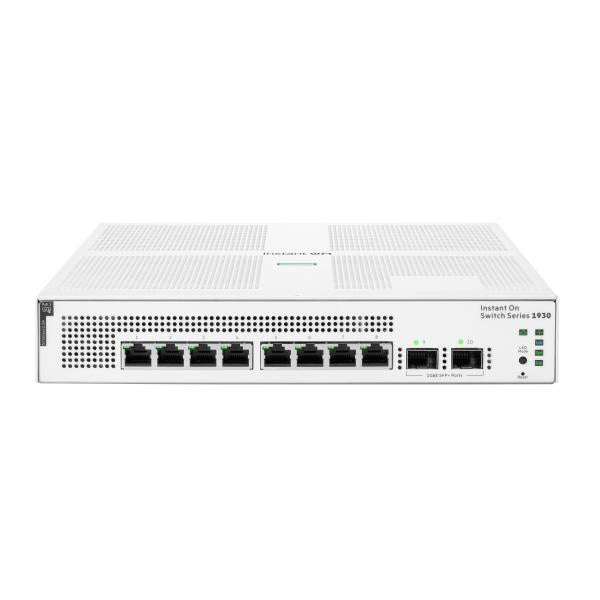 Aruba JL681A switch di rete Gestito Gigabit Ethernet [10/100/1000] 1U Bianco (Hewlett Packard Enterprise Aruba Instant On 1930 Managed L2+ Gigabit Ethernet [10/100/1000] White 1U Power over Ethernet [PoE])HpeJL681A