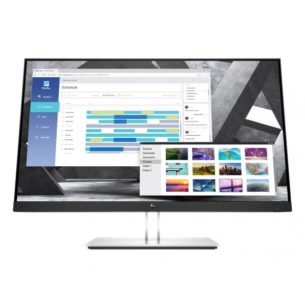 HP E-Series E27q G4 QHD Monitor (E-Series E27q G4 QHD 68.6 cm - [27] 2560 x 1440 pixels Quad - HD Black E-Series E27q G4 QHD, 68.6 cm [27], 2560 x 1440 pixels, Quad HD, 5 - Warranty: 12M)Hp9VG82AA
