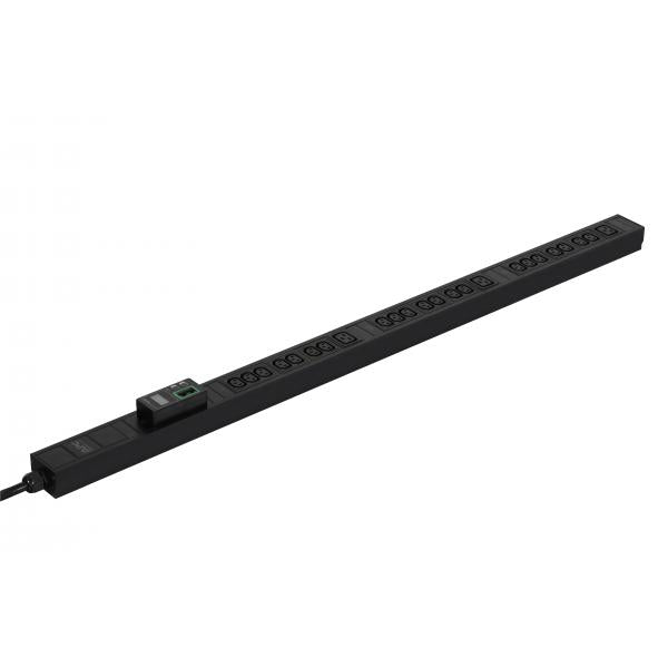 APC EPDU1216M unità di distribuzione dell'energia [PDU] 42 presa[e] AC 0U Nero (EASY PDU METERED ZERO U 22 KW - 230V [18] C13 N [6] C19: IEC309)Apc0731304405108EPDU1216M