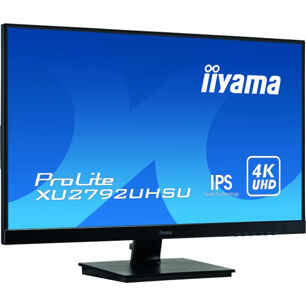 Iiyama ProLite XU2792UHSU-B1 LED display 68,6 cm [27] 3840 x 2160 Pixel 4K Ultra HD Nero (iiyama ProLite XU2792UHSU-B1 27' IPS 4K Monitor)Iiyama4948570117697XU2792UHSU-B1