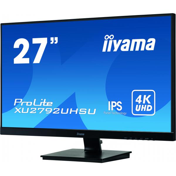 Iiyama ProLite XU2792UHSU-B1 LED display 68,6 cm [27] 3840 x 2160 Pixel 4K Ultra HD Nero (iiyama ProLite XU2792UHSU-B1 27' IPS 4K Monitor)Iiyama4948570117697XU2792UHSU-B1