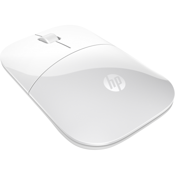 HP Mouse wireless Z3700 bianco (HP Z3700 - Mouse - wireless - 2.4 GHz - USB wireless receiver - white)HpV0L80AA#ABB