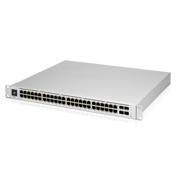 Ubiquiti UniFi USW-PRO-48 switch di rete Gestito L2/L3 Gigabit Ethernet [10/100/1000] 1U Argento (UniFi Professional 48Port Gigabit Switch with Lay)UbiquitiUSW-PRO-48