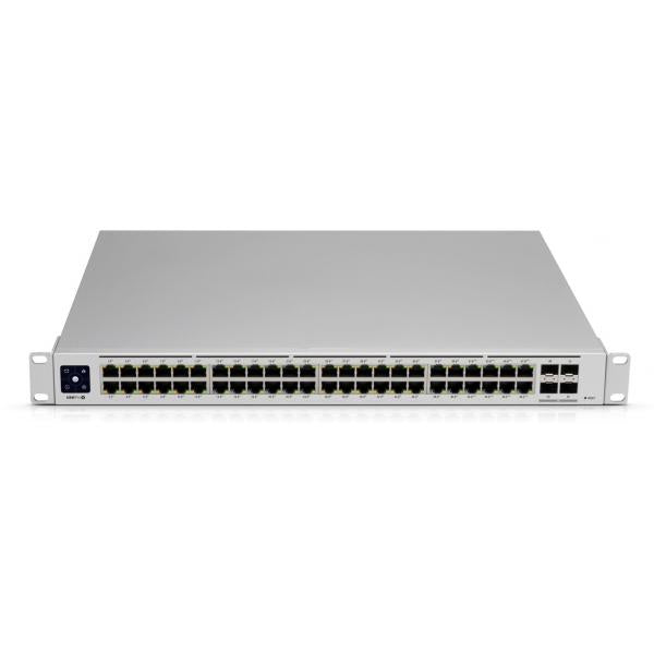 Ubiquiti UniFi USW-PRO-48 switch di rete Gestito L2/L3 Gigabit Ethernet [10/100/1000] 1U Argento (UniFi Professional 48Port Gigabit Switch with Lay)UbiquitiUSW-PRO-48