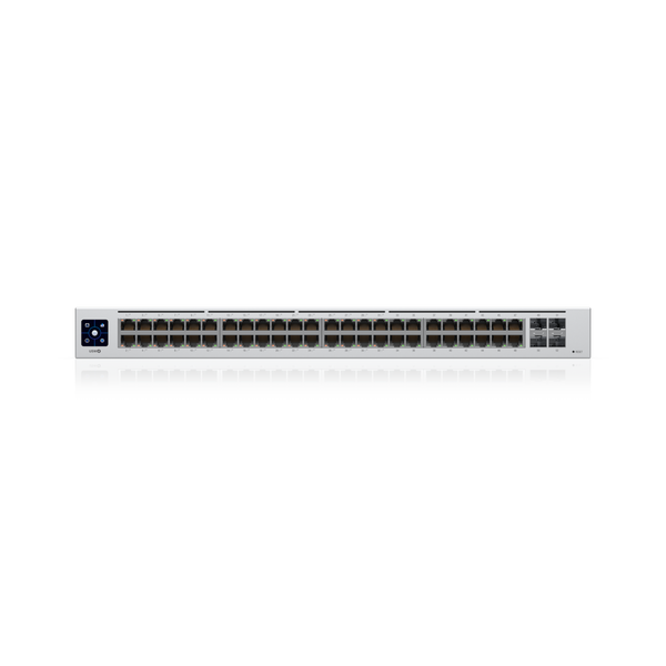 Ubiquiti UniFi USW-48-POE switch di rete Gestito L2 Gigabit Ethernet [10/100/1000] Supporto Power over Ethernet [PoE] 1U Acciaio inox (UniFi Switch 48 PoE 48-Port managed PoE switch with [48] Gigabit Ethernet ports including [32] 802.3at PoE+ ports a...