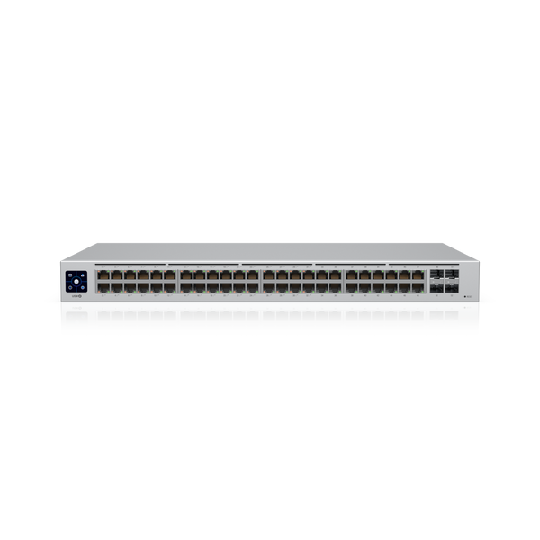 Ubiquiti UniFi USW-48-POE switch di rete Gestito L2 Gigabit Ethernet [10/100/1000] Supporto Power over Ethernet [PoE] 1U Acciaio inox (UniFi Switch 48 PoE 48-Port managed PoE switch with [48] Gigabit Ethernet ports including [32] 802.3at PoE+ ports a...