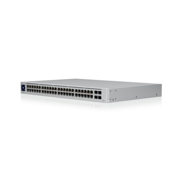 Ubiquiti UniFi USW-48-POE switch di rete Gestito L2 Gigabit Ethernet [10/100/1000] Supporto Power over Ethernet [PoE] 1U Acciaio inox (UbiQuiti UniFi USW-48-POE Switch)UbiquitiUSW-48-POE
