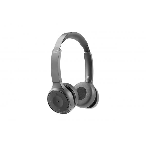 Cisco Headset 730 Auricolare A Padiglione Bluetooth Base di ricarica Nero (730 WIRELESS DUAL ON-EAR - HEADSET+STAND USB-A BUNDLE-CARBO)Cisco0889728264808HS-WL-730-BUNAS-C