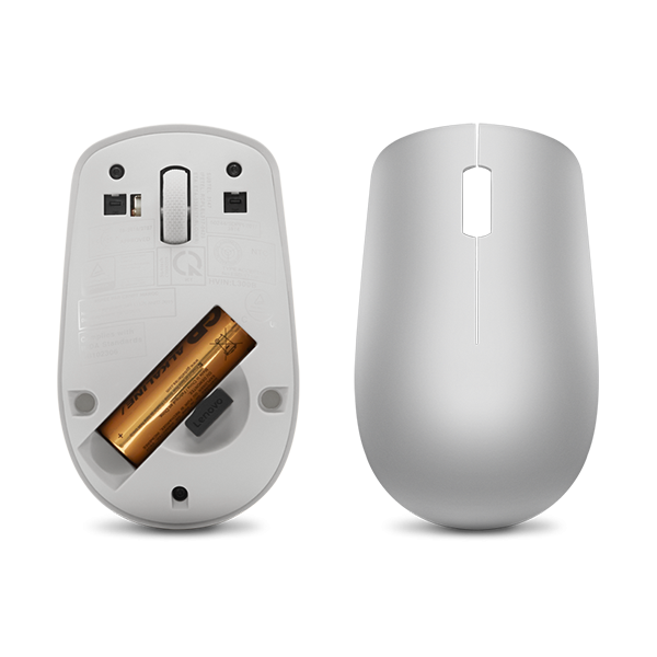 Lenovo 530 mouse Ufficio Ambidestro RF Wireless Ottico 1200 DPI (530 Wireless Mouse Platinum - Grey [OC][RDKK] - Warranty: 12M)LenovoGY50Z18984