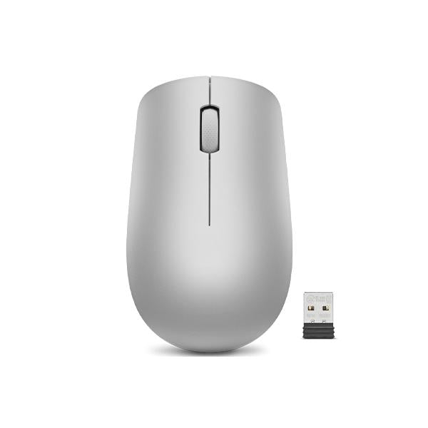 Lenovo 530 mouse Ufficio Ambidestro RF Wireless Ottico 1200 DPI (530 Wireless Mouse Platinum - Grey [OC][RDKK] - Warranty: 12M)LenovoGY50Z18984