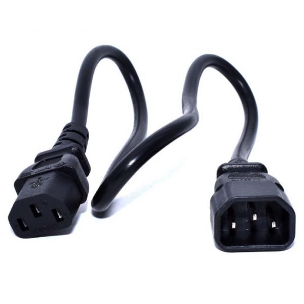 Zebra CS-RAC-IEC-CRD cavo di alimentazione Nero 0,48 m Accoppiatore C13 Accoppiatore C14 (EMEA IEC C14 TO C13 CABLE 0.5M - FROM PDU TO CRADLE 1 PER SHELF)ZebraCS-RAC-IEC-CRD