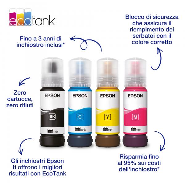 Epson Flacone di inchiostro Nero 103 EcoTank (103 ECOTANK BLACK INK BOTTLE - .)EpsonC13T00S14A10