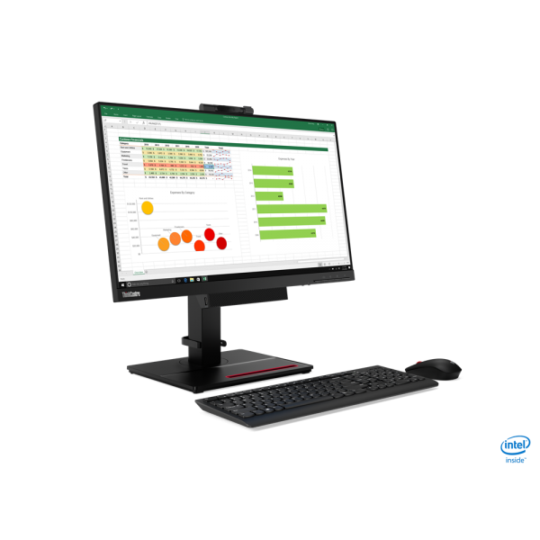 Lenovo ThinkCentre Tiny-In-One Monitor PC 60,5 cm [23.8] 1920 x 1080 Pixel Full HD LED Nero (ThinkCentre TIO24 G4, 24 FHD, Cam. WARRANTY: NO)Lenovo11GDPAT1EU