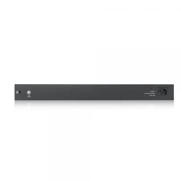 Zyxel GS2220-28-EU0101F switch di rete Gestito L2 Gigabit Ethernet [10/100/1000] Nero (GS2220-28,GS2220-28/ 24 Port + 4x SFP/Rj45 Gigabit L2 managed Switch, inkl. 1 Jahr Nebula Pro Lizenz/)ZyxelGS2220-28-EU0101F