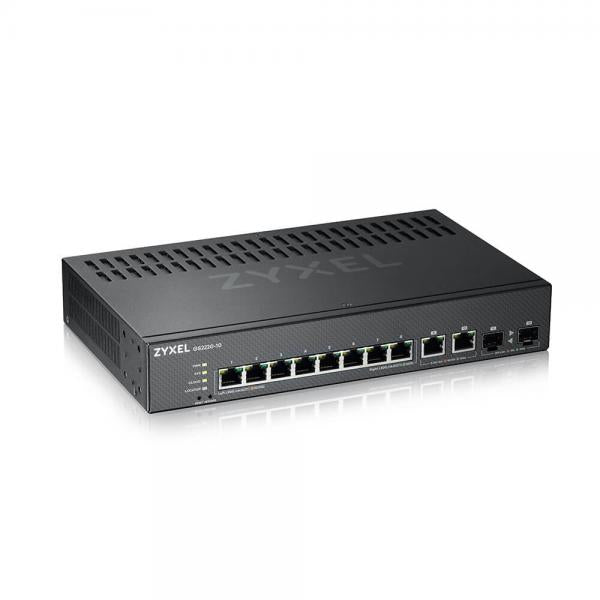 Zyxel GS2220-10-EU0101F switch di rete Gestito L2 Gigabit Ethernet [10/100/1000] Nero (Zyxel GS2220-10 - switch - 8 porte - A)Zyxel4718937607365GS2220-10-EU0101F