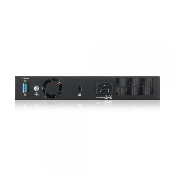 Zyxel GS2220-10HP-EU0101F switch di rete Gestito L2 Gigabit Ethernet [10/100/1000] Supporto Power over Ethernet [PoE] Nero (GS2220-10HP,GS2220-10HP/ 8 Port + 2x SFP/Rj45 Gigabit L2 managed PoE+ Switch, 180Watt, inkl. 1 Jahr Nebula Pro Lizenz/)ZyxelGS...