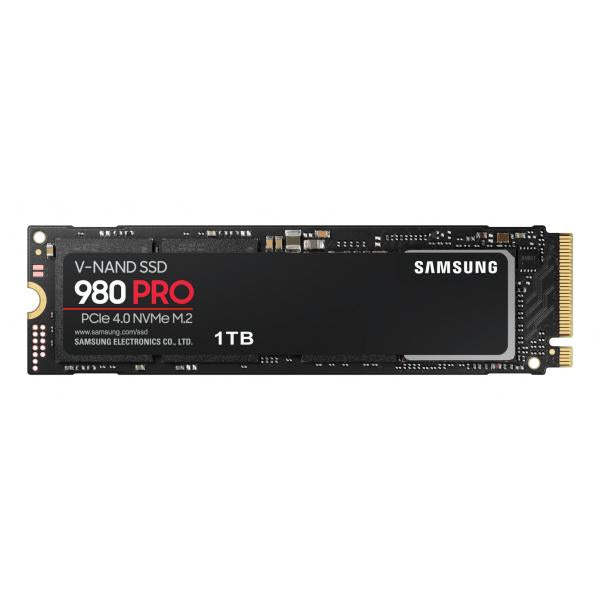 Samsung 980 PRO 1 TB M.2 PCI Express 4.0 NVMe V-NAND MLC (SAMSUNG SSD 1TB M.2 2280 PCIe 4.0 x4,[NVMe] 980 PRO)SamsungMZ-V8P1T0BW