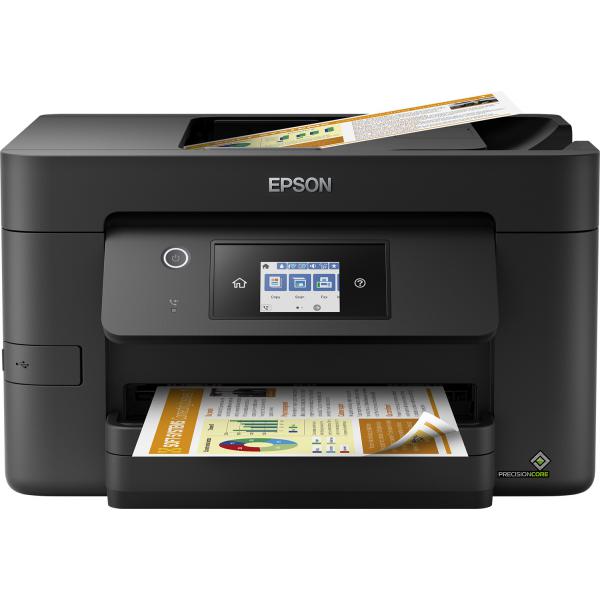Epson WorkForce Pro WF-3825DWF, stampante multifunzione A4 getto d'inchiostro [stampa, scansione, copia], Display LCD 6.8cm, WiFi Direct, 3 mesi inchiostro incluso con ReadyPrint (Epson WorkForce Pro WF-3825DWF - multi)Epson8715946679792C11CJ07404