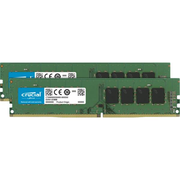 Crucial CT2K8G4DFRA32A memoria 16 GB 2 x 8 GB DDR4 288-pin DIMM (16GB KIT [8GBX2] DDR4-3200,16GB Kit [2 x 8GB] DDR4-3200 UDIMM, CL22, 1.2V)Crucial0649528903556CT2K8G4DFRA32A
