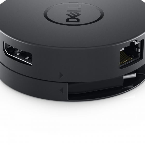 DELL Mobile Adapter DA300 Cablato USB 3.2 Gen 2 [3.1 Gen 2] Type-C Nero (Mobile Adapter DA300 - DA300, Wired, USB 3.2 Gen 2 - [3.1 Gen 2] Type-C, 10,100,1000 Mbit/s, Black, 3840 x 2160 pixels, Dell - Warranty: 12M)Dell5704174098263VG774