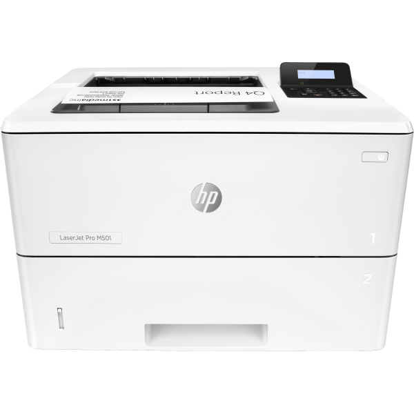 HP LaserJet Pro M501dn Bianco e nero Stampante, Solo Ethernet; Fronte/retro (HP LaserJet Pro M501dn - Stampante - B/N - Duplex - laser - A4/Legal - 4800 x 600 dpi fino a 43 ppm - capacit 650 fogli - USB 2.0, Gigabit LAN, host USB 2.0)HpJ8H61A#B19
